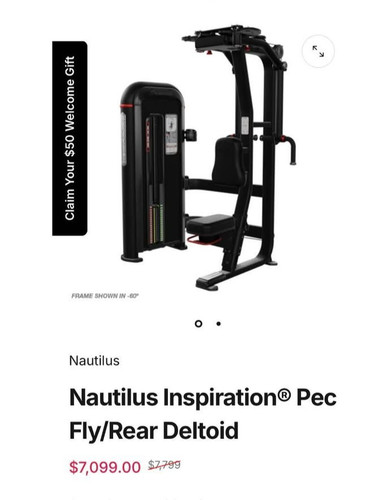 Nautilus inspiration pec fly - nautilus,